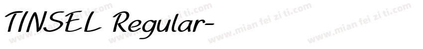 TINSEL Regular字体转换